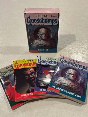 Vintage R.L. Stine Goosebumps Books 5-8
